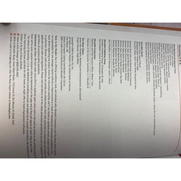 The Home Depot Hard Cover Step By Step Decorating 1-2-3 - Picture 3 of 4